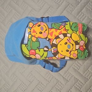 Vintage Fisher Price Rare Musical Film Cartoon with Backpack